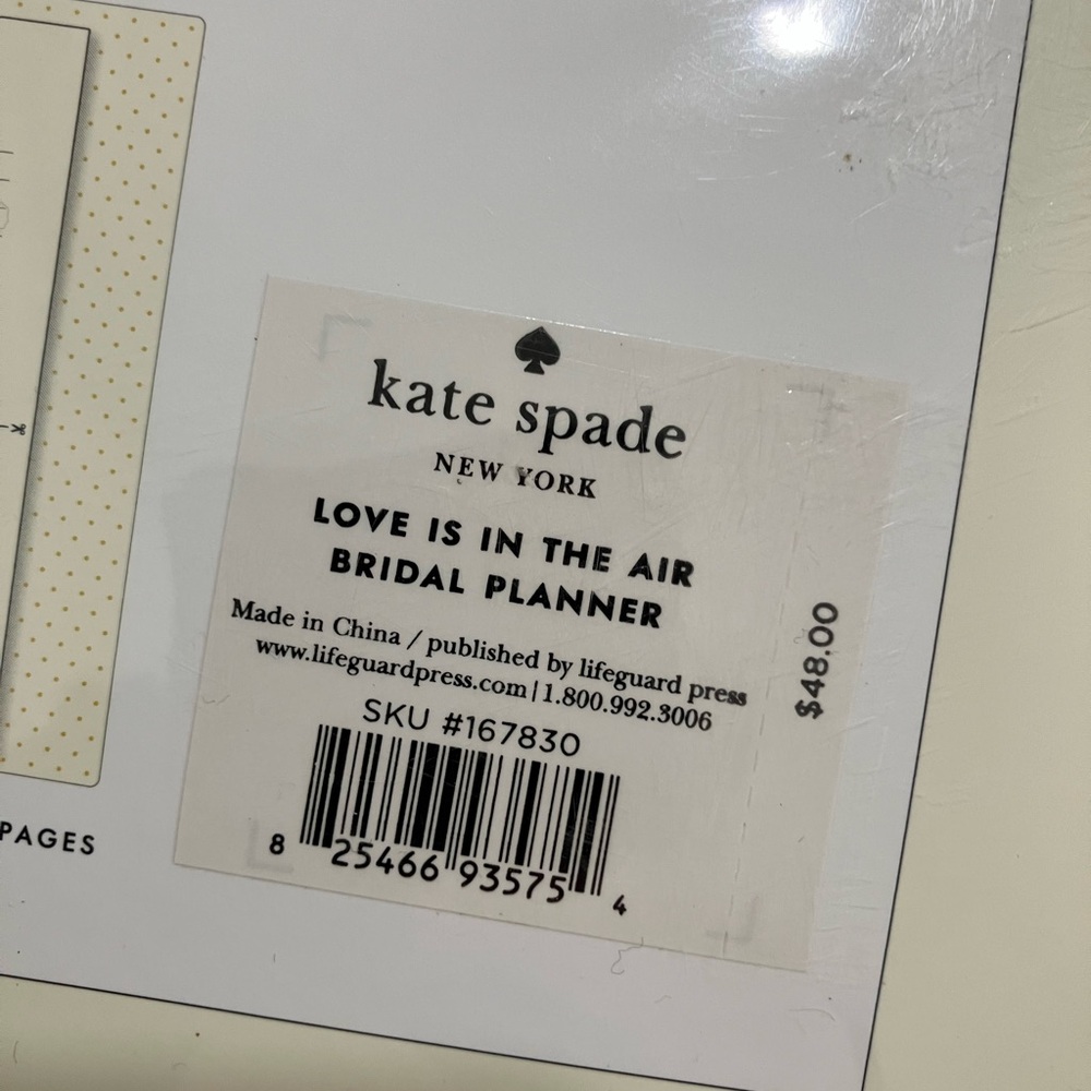 Kate Spade Bridal Planner